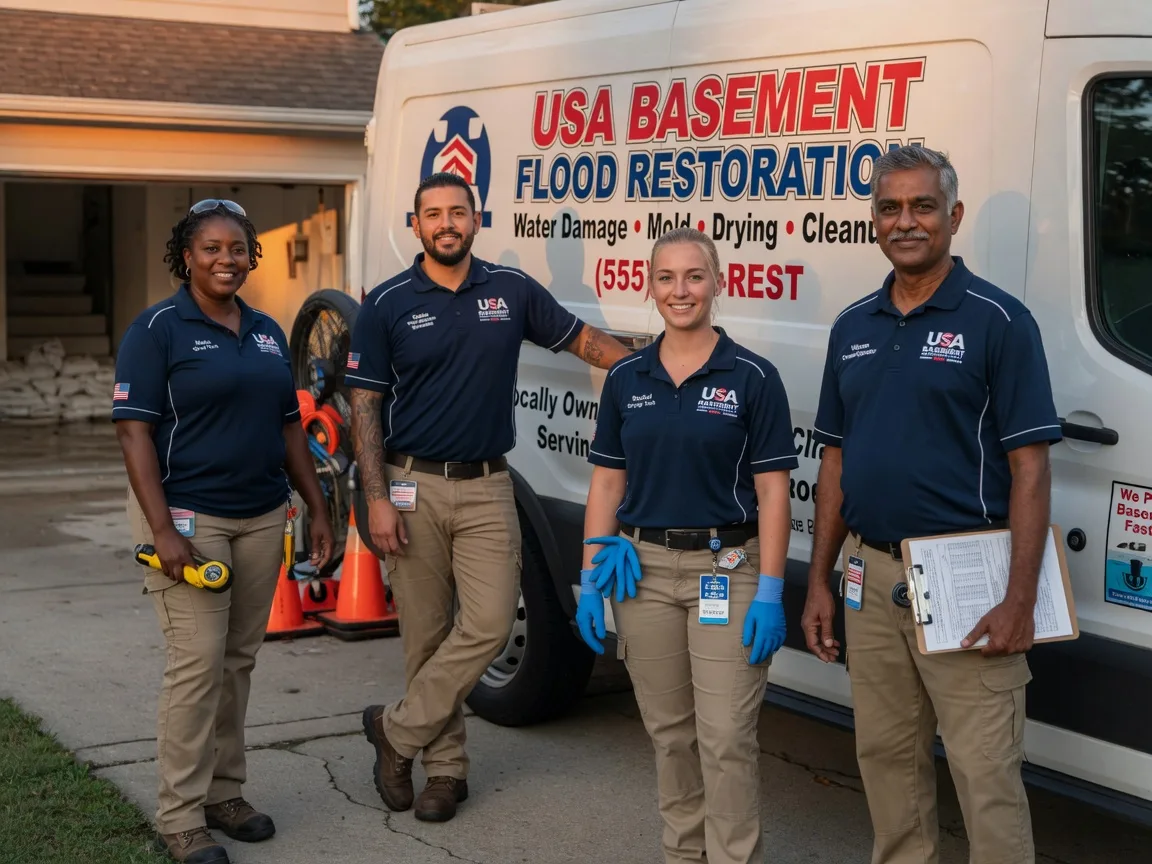 Basement Flood Cleanup company in Santa Fe, MO