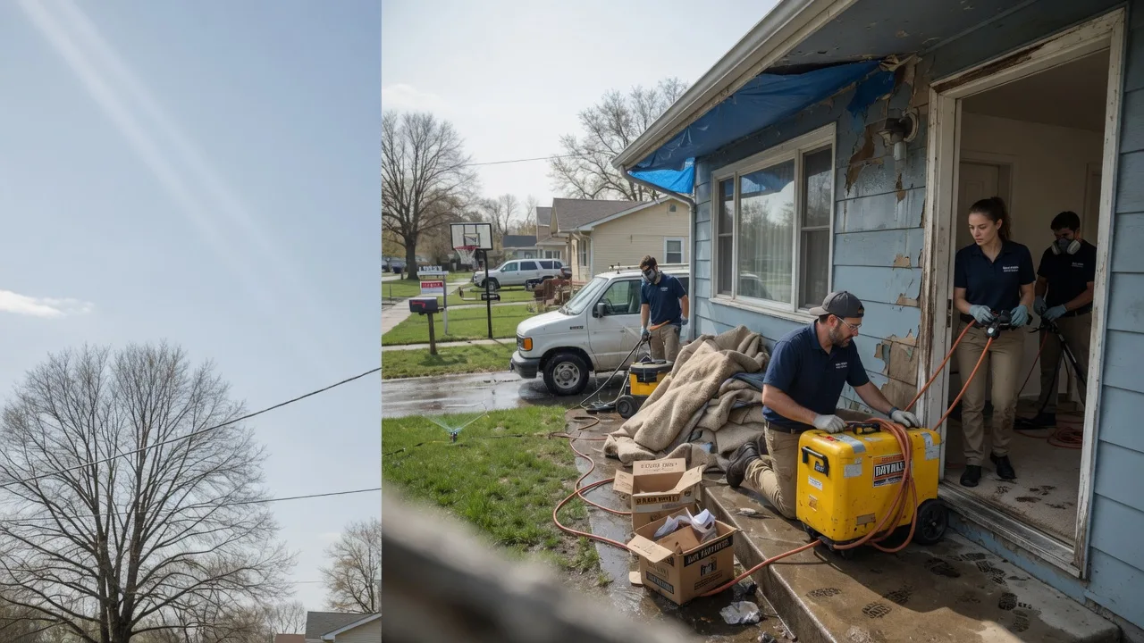 Basement Flood Cleanup in Santa Fe, MO near me